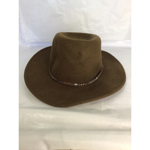 Stetson Mountain Sky Western Cowboy Hat Acorn Brown Size XL Fur Felt Hat - Picture 1 of 8